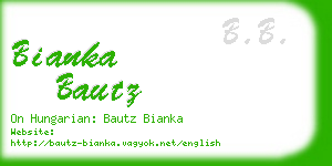 bianka bautz business card